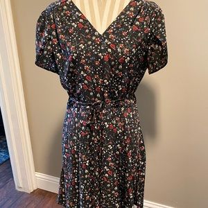 Ditzy Floral Print Vintage Dress